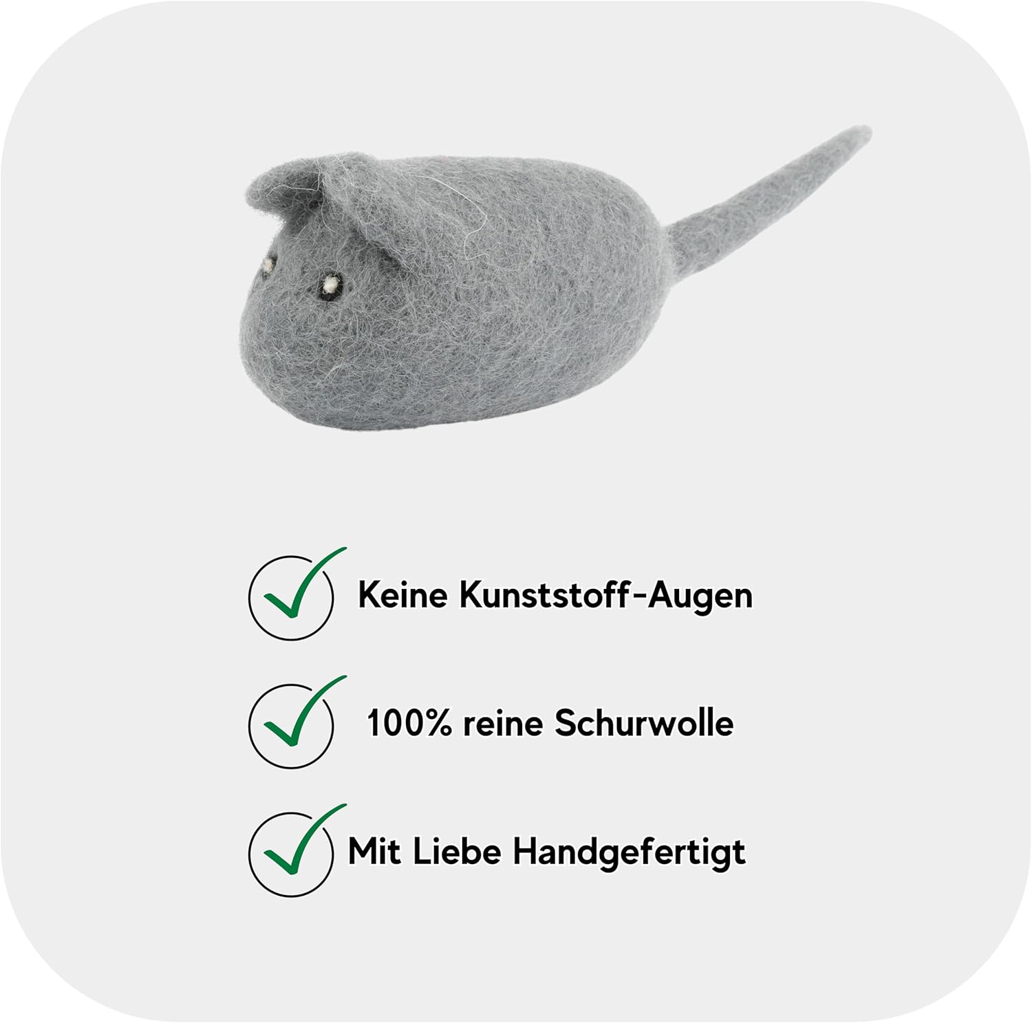 Filzmäuse „Finn & Lilli“ 2´er Set