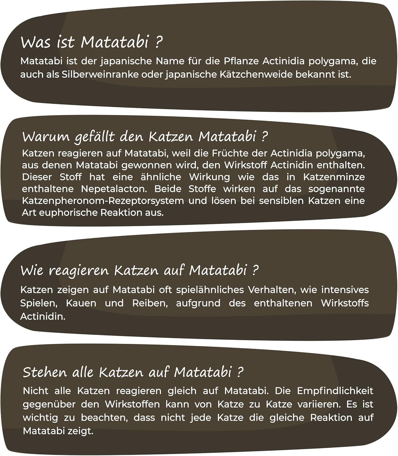 15 x Natürliche Matatabi-Sticks für Katzen