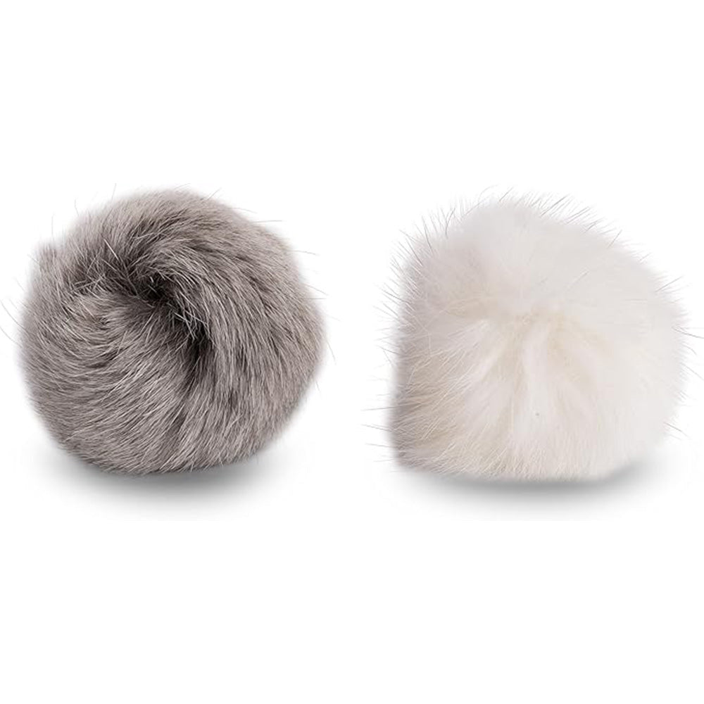2 x Katzenspielzeug - Pompom Flausch Ball