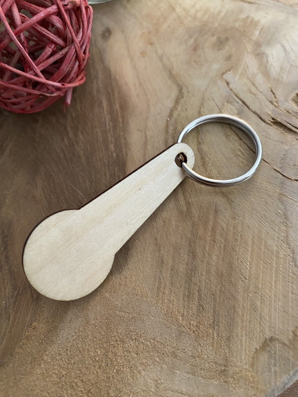 Holz Einkaufswagen Chip / Einkaufswagenlöser